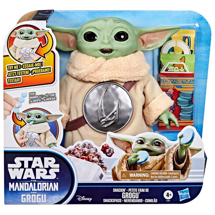 Hasbro Star Wars Figura G3087 Grogu Merendando De 16,5 Cm Para Mayores De 4 Años