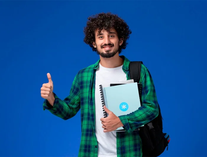 Antartik Cuaderno espiral A4 micro, tapa forrada, 80 hojas, 90 gr, horizontal, celeste