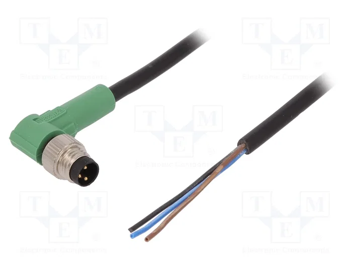 PHOENIX CONTACT SAC-3P-M8MR/10,0-PVC Cable para Sensores M8 Macho Angular 10m PHOENIX CONTACT SAC-3P-M8MR/10,0-PVC Cable para Sensores M8 Macho Angular 10m