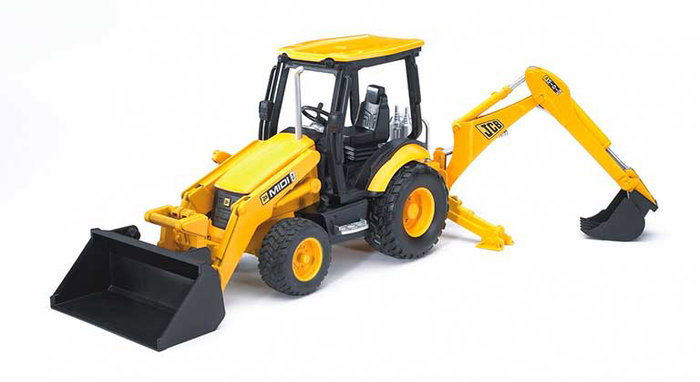Bruder Excavadora Mixta JCB Midi CX 3 en 1