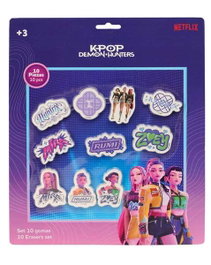 Safta Set de 10 Gomas de Borrar K-pop Demon Hunters