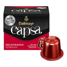 Dallmayr Capsa Espresso Decaffeinato Cápsulas de Café Descafeinado para Nespresso