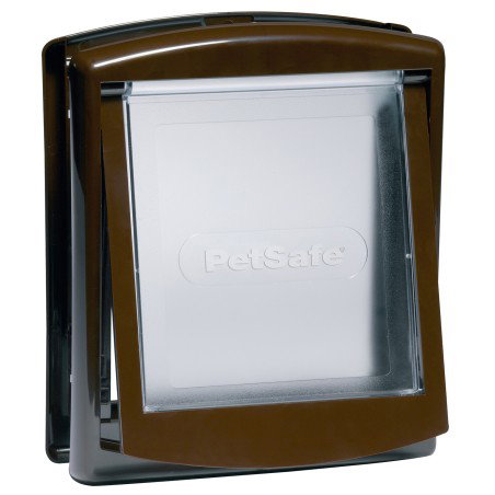 Petsafe Puerta para Mascotas Pequeña Staywell Marrón 236x198mm para Perros y Gatos hasta 7kg, Puerta Abatible Dos Posiciones Petsafe Puerta para Mascotas Pequeña Staywell Marrón 236x198mm para Perros y Gatos hasta 7kg, Puerta Abatible Dos Posiciones