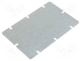 FIBOX Placa de ensamblaje de acero zincada 98x148mm