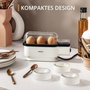 Krups Ovomat Trio EG 234115 Cocedor de Huevos Negro y Blanco