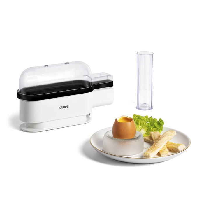 Krups Ovomat Trio EG 234115 Cocedor de Huevos Negro y Blanco Krups Ovomat Trio EG 234115 Cocedor de Huevos Negro y Blanco