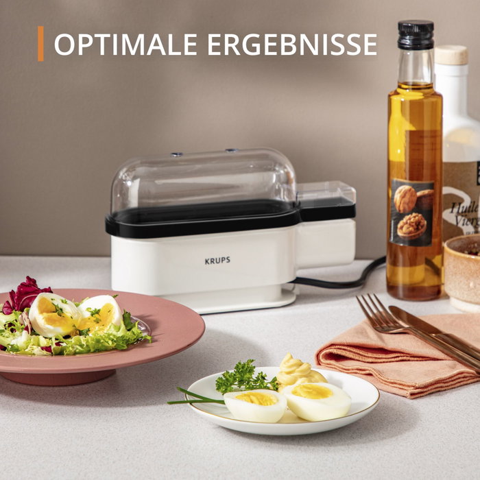 Krups Ovomat Trio EG 234115 Cocedor de Huevos Negro y Blanco Krups Ovomat Trio EG 234115 Cocedor de Huevos Negro y Blanco
