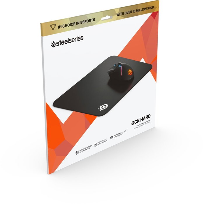 SteelSeries QcK Hard Alfombrilla de ratón para juegos Negro SteelSeries QcK Hard Alfombrilla de ratón para juegos Negro