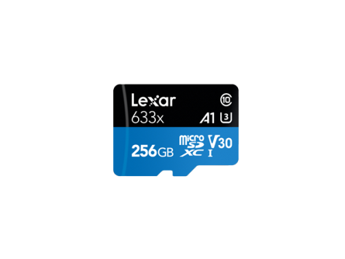 Lexar 633x 256 GB MicroSDXC UHS-I Clase 10 Lexar 633x 256 GB MicroSDXC UHS-I Clase 10