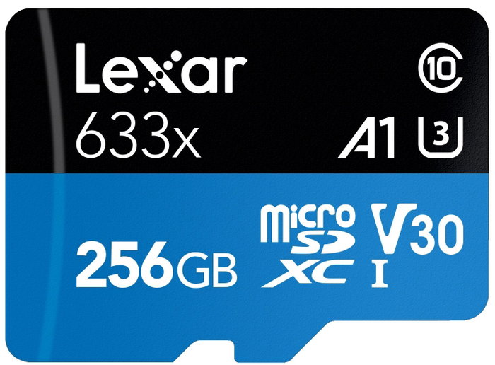 Lexar 633x 256 GB MicroSDXC UHS-I Clase 10