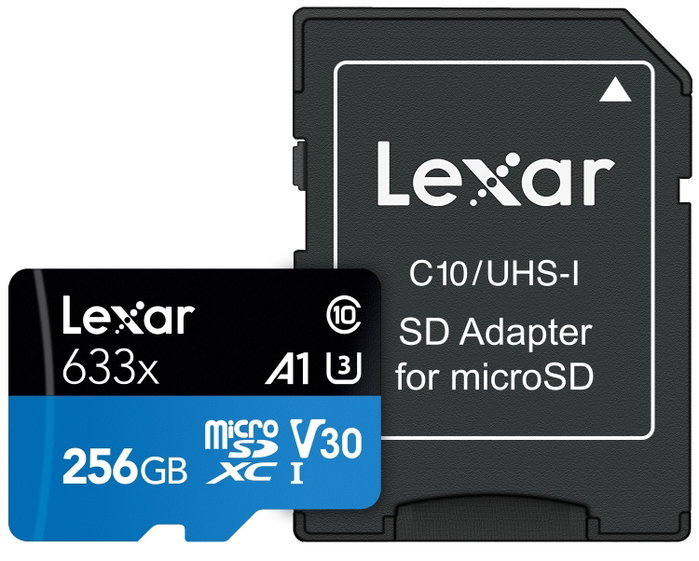 Lexar 633x 256 GB MicroSDXC UHS-I Clase 10