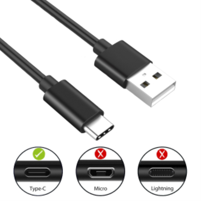 Ewent Cable USB 2.0 Tipo A a Tipo C Negro 1m EC1033