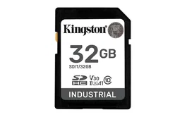 Kingston Technology 32GB SDHC Industrial pSLC Clase 10 UHS-I 100MB/s Lectura 80MB/s Escritura