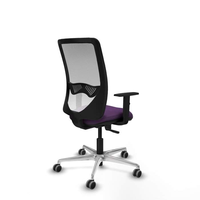 PIQUERAS Y CRESPO Silla de oficina Zulema con Mecanismo Sincro, Morado y Blanco PIQUERAS Y CRESPO Silla de oficina Zulema con Mecanismo Sincro, Morado y Blanco
