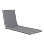 DKD Home Decor Cojín para Tumbona Poliéster Gris Claro 190x60x5 cm
