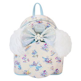 Loungefly Set Mochila y Diadema Orejas Winter Wonderland Mickey and Friends Disney 26cm