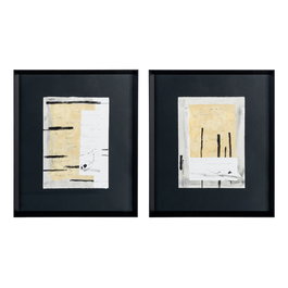 Cuadro Pintura Abstracto 2/M 53 X 63 cm (Set de 2)