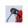 Knipex 97 53 04 SB Pinza crimpadora para terminales de extremo de cable (rojo/azul)
