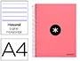 Antartik Cuaderno Espiral A4 Micro Tapa Forrada 120 Hojas 90 gr Horizontal Color Coral