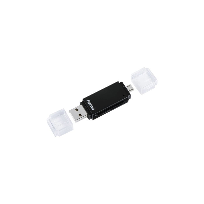Hama Lector de tarjetas USB 2.0 OTG Basic SD/microSD Negro Hama Lector de tarjetas USB 2.0 OTG Basic SD/microSD Negro