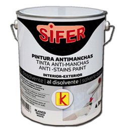 Kolman Pintura Antimancha-Humo-Grasa Disolven Blanca Mate 750 ml