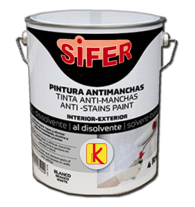 Kolman Pintura Antimancha-Humo-Grasa Disolven Blanca Mate 750 ml Kolman Pintura Antimancha-Humo-Grasa Disolven Blanca Mate 750 ml