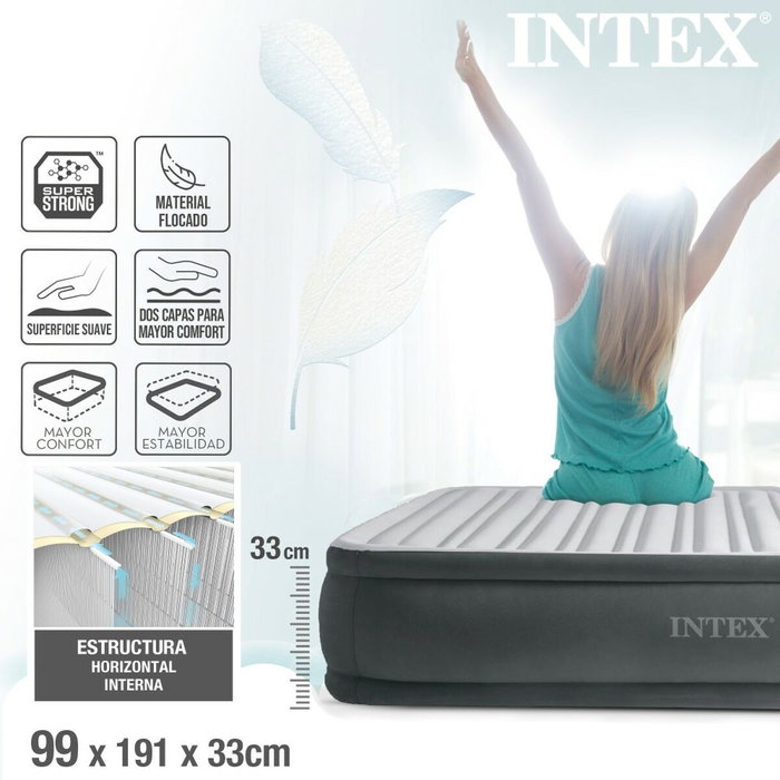 Intex Comfort Plus + cama supletoria eléctrica para 2 personas 67766ND Intex Comfort Plus + cama supletoria eléctrica para 2 personas 67766ND