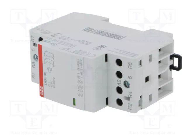 ABB Contactor de Instalación Modular ESB 25A 24VAC/24VDC 4-Polar