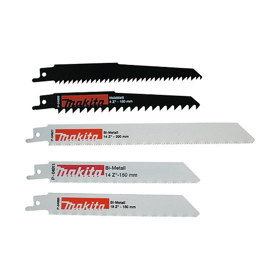 Makita P-83967 Recipro Starter Set Uni 5 piezas Makita P-83967 Recipro Starter Set Uni 5 piezas