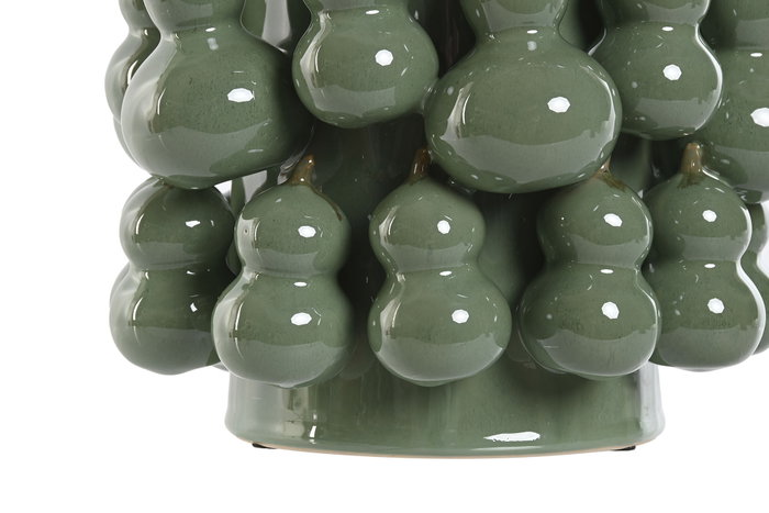 DKD Home Decor Jarrón de Gres Calabaza Verde 25x25x30 cm DKD Home Decor Jarrón de Gres Calabaza Verde 25x25x30 cm
