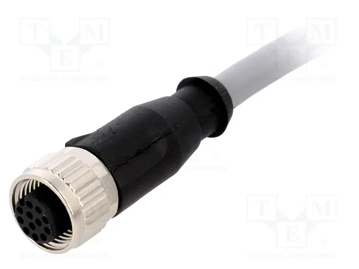 HARTING Conector M12 Hembra 12 Pines con Cable 5m PVC HARTING Conector M12 Hembra 12 Pines con Cable 5m PVC