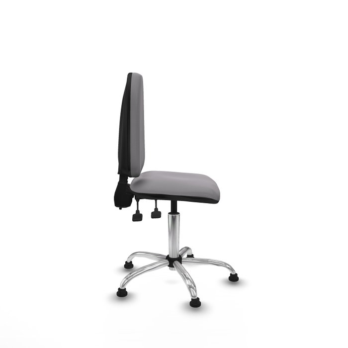 PIQUERAS Y CRESPO Silla de oficina Aýna Gris con mecanismo de doble maneta PIQUERAS Y CRESPO Silla de oficina Aýna Gris con mecanismo de doble maneta