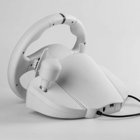 Mars Gaming Volante con Pedales y Cambio MWH-RSXONE 270°, Compatible PC PS4 Xbox One Switch PS3