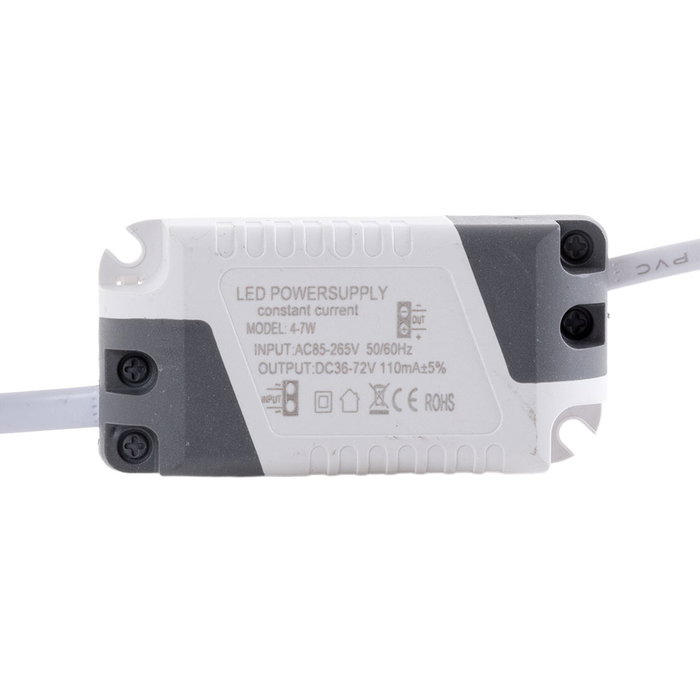 Driver No Dimable Fuente de Alimentación para Foco Downlight LED 6W