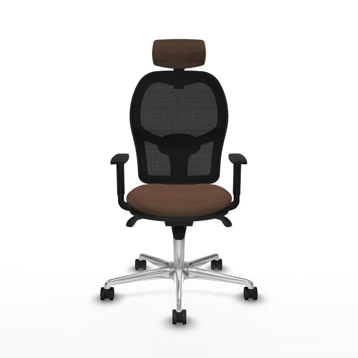 PIQUERAS Y CRESPO Silla de oficina Jorquera Marrón y Negro