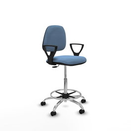 PIQUERAS Y CRESPO Taburete Isso CP Bali azul cielo