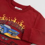 Cerdá Sudadera Cotton Brushed Hot Wheels 4 Años Dark Red