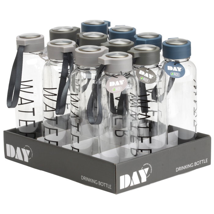 Day Botella 500 Ml Con Correa Libre De BPA, Apta Para Lavavajillas Day Botella 500 Ml Con Correa Libre De BPA, Apta Para Lavavajillas