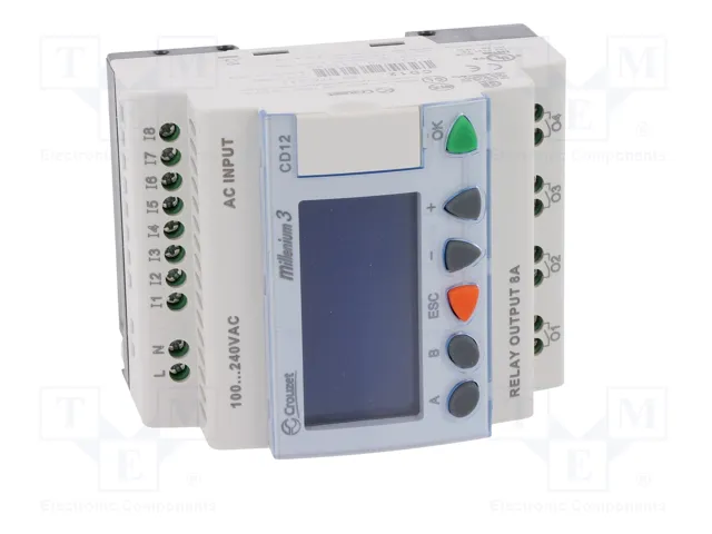 CROUZET Millenium 3 Smart Relé Programable 100...240V AC CROUZET Millenium 3 Smart Relé Programable 100...240V AC