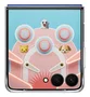 Samsung Flipsuit Case EF-ZF766CTEGWW funda con pantalla LED y juegos para Galaxy Z Flip7, 17.5 cm (6.9"), transparente, silicona, efectos personalizables