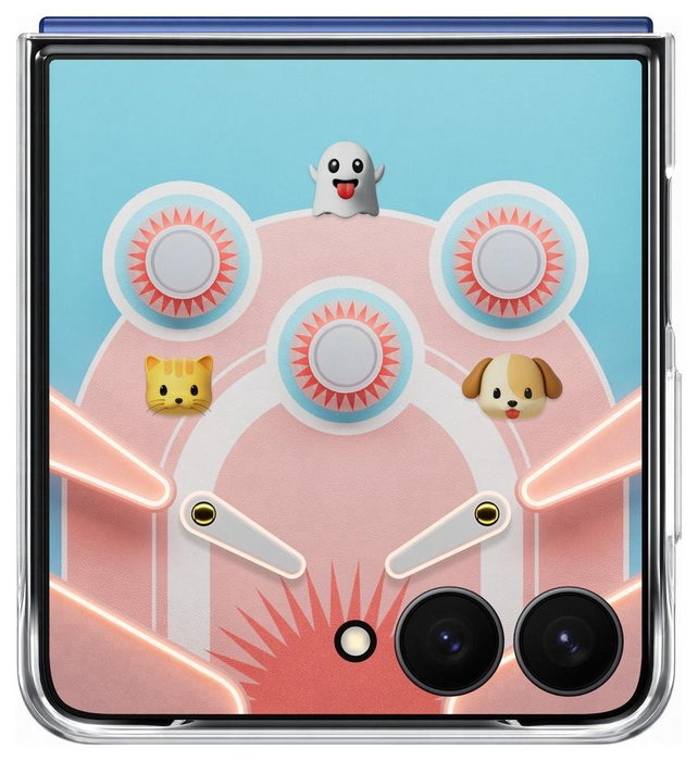 Samsung Flipsuit Case para Galaxy Z Flip7 - Transparente