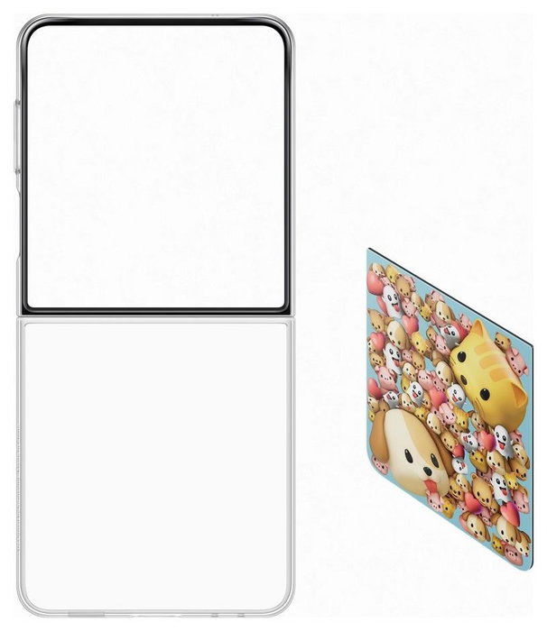 Samsung Flipsuit Case para Galaxy Z Flip7 - Transparente