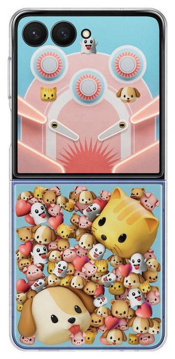 Samsung Flipsuit Case para Galaxy Z Flip7 - Transparente