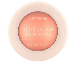 Catrice SOFT GLAM Baked Blush Colorete Iluminador #020-Peachy Breeze 5,6 g - Tono Rosado con Acabado Radiante y Suave