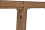 DKD Home Decor Mesita Auxiliar Abeto y Cristal Natural Marrón