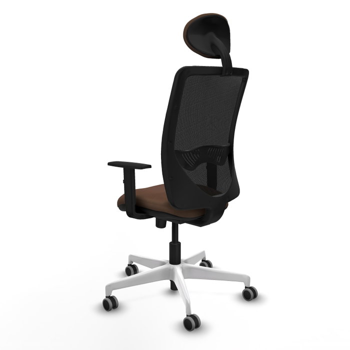 PIQUERAS Y CRESPO Silla de oficina Zulema con mecanismo Sincro Marrón y Negro PIQUERAS Y CRESPO Silla de oficina Zulema con mecanismo Sincro Marrón y Negro