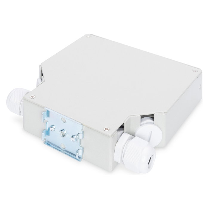 Digitus Caja de empalme de carril DIN para 8 acopladores LC/DX DN-96891