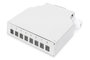Digitus Caja de empalme de carril DIN para 8 acopladores LC/DX DN-96891
