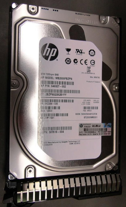 HP Disco Duro SAS 2TB Hot-Plug Dual-Port 7.2K RPM 6Gb/s 3.5 inch LFF Midline SC No MSA HP Disco Duro SAS 2TB Hot-Plug Dual-Port 7.2K RPM 6Gb/s 3.5 inch LFF Midline SC No MSA