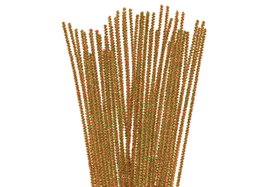 Innspiro Limpiapipas de Chenilla Metálica Oro 6mm x 30cm (25 unidades)